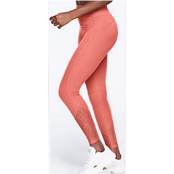 Pink Sport Victoria Secret Full Length Leggings Size Large - Picture 1 of 10